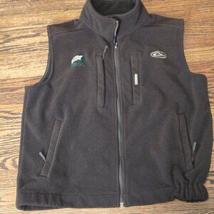 Drake Waterfowl Fleece Vest dark brown size L